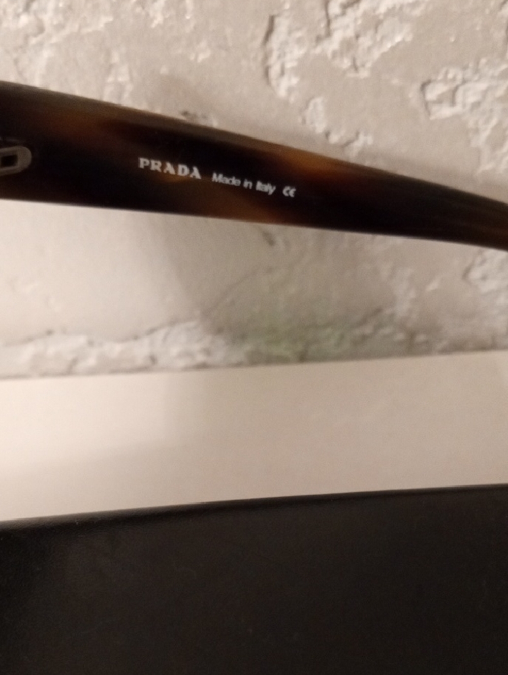 Prada Women's Brown Frame Sunglasses with Green Lenses With COA - Picture 3 of 6